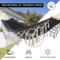 Tassel Hammock Swing Chair for Indoor and Outdoor Use