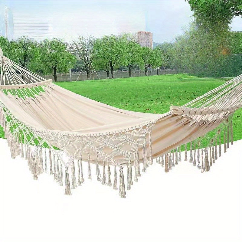 Tassel Hammock Swing Chair for Indoor and Outdoor Use