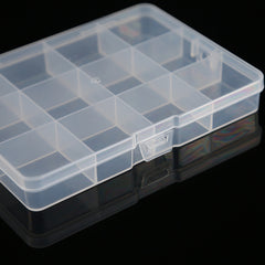 Small Fixed 12 Grid Storage Box for Jewelry and Hardware Accessories