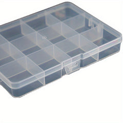 Small Fixed 12 Grid Storage Box for Jewelry and Hardware Accessories