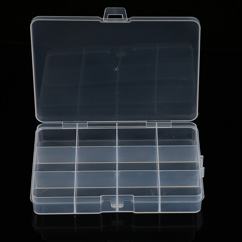 Small Fixed 12 Grid Storage Box for Jewelry and Hardware Accessories