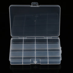 Small Fixed 12 Grid Storage Box for Jewelry and Hardware Accessories