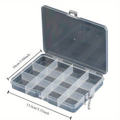 Small Fixed 12 Grid Storage Box for Jewelry and Hardware Accessories