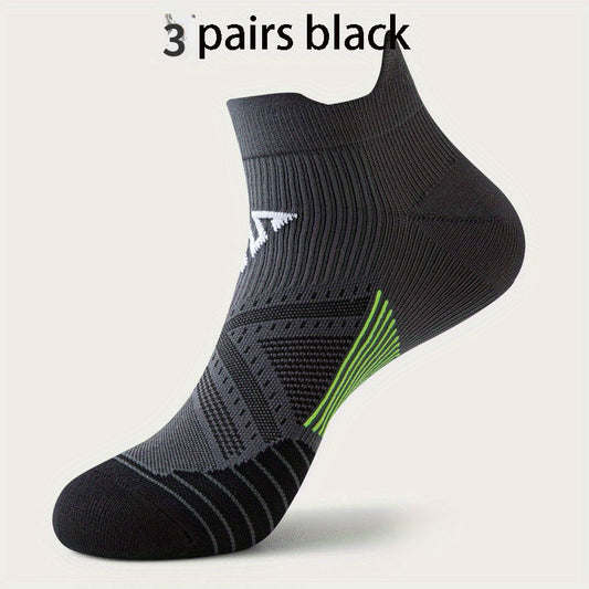 5 Pairs Men's Mid Crew Sport Socks Sweat Absorbing Nylon Blend
