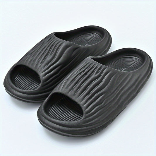 Men's Ultra Soft Slides Non Slip Slippers Open Toe Shoes