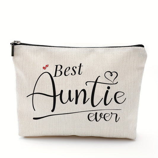 Linen Toiletry Bag Women Cosmetic Bag Birthday Niece From Auntie Nephew