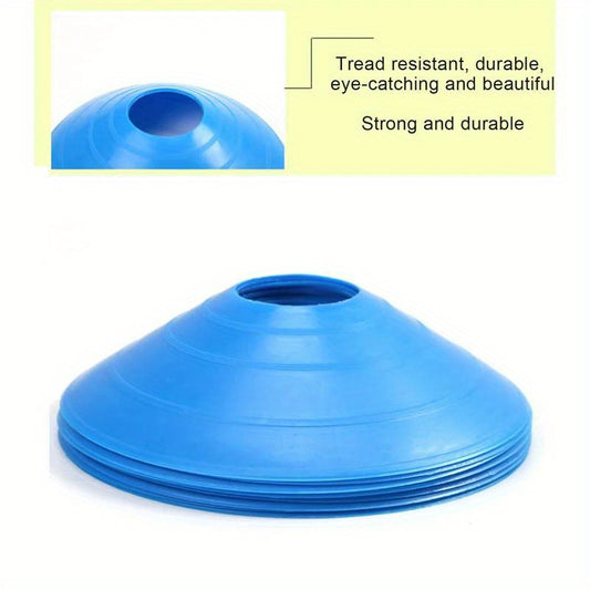 6pcs Soccer Training Cones Set Agility Marker Discs