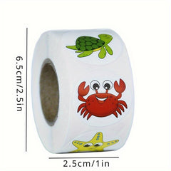 500pcs Cartoon Starfish Stickers Reward Label Scrapbooking Decoration