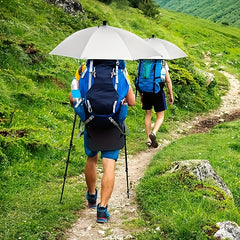 Foldable Fishing Umbrella Hat UV Protection Adjustable Headwear