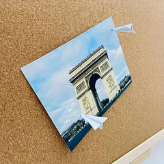 6pcs 3D Airplane Tack Cork Message Board Special Tack for Bulletin Boards