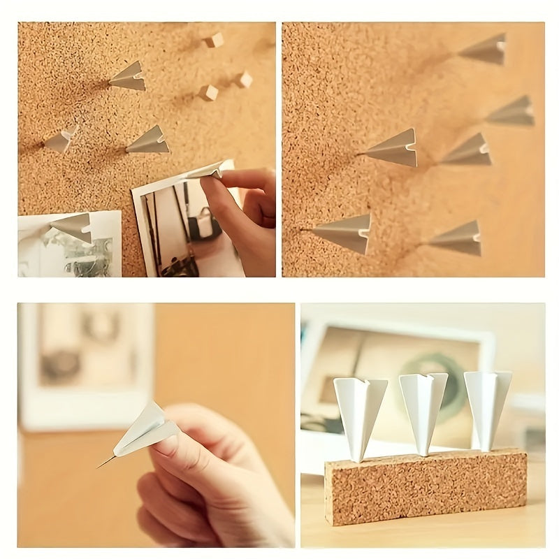 6pcs 3D Airplane Tack Cork Message Board Special Tack for Bulletin Boards