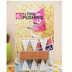 6pcs 3D Airplane Tack Cork Message Board Special Tack for Bulletin Boards