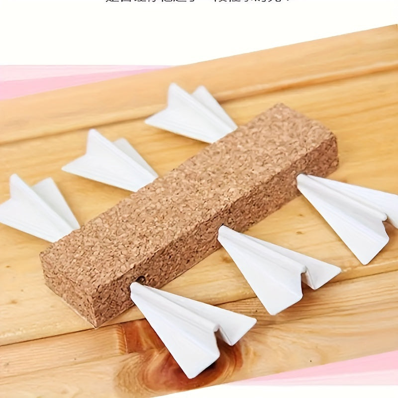 6pcs 3D Airplane Tack Cork Message Board Special Tack for Bulletin Boards