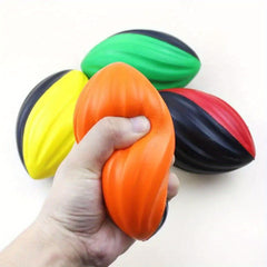 Portable Slow Rebound Spiral Rugby Ball for Training
