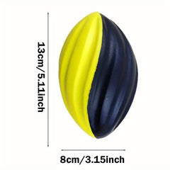 Portable Slow Rebound Spiral Rugby Ball for Training