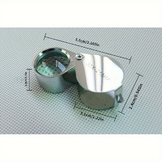 10x Magnifying Glass Portable Jewelry Loupe Small Size for Jewelry Appreciation