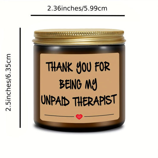 Scented Aromatherapy Jar Candle Thank You Gift