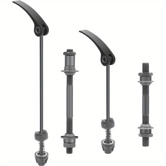 4pcs Bike Quick Release Kit Mountain Road BMX Hollow Shaft Bevel Wheel