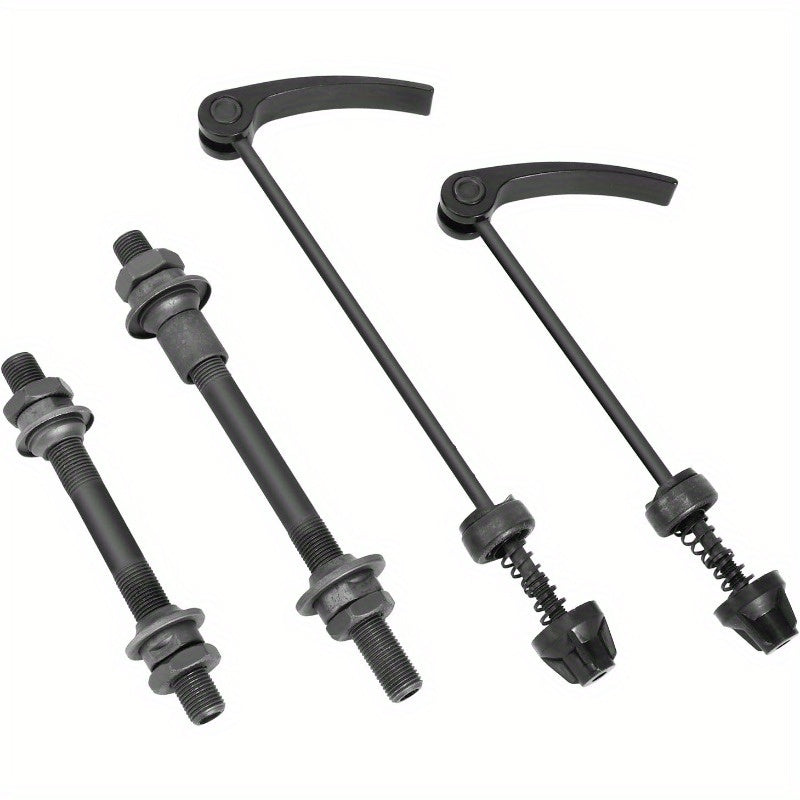 4pcs Bike Quick Release Kit Mountain Road BMX Hollow Shaft Bevel Wheel