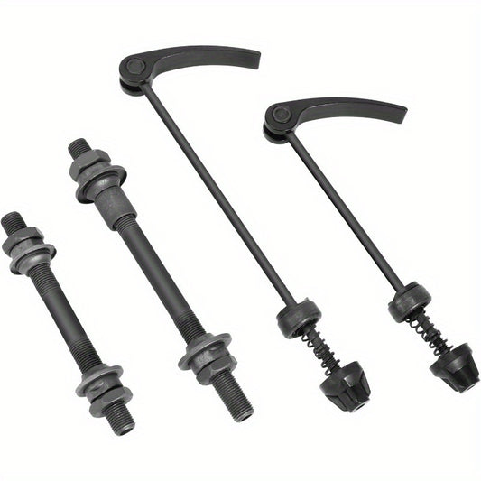4pcs Bike Quick Release Kit Mountain Road BMX Hollow Shaft Bevel Wheel