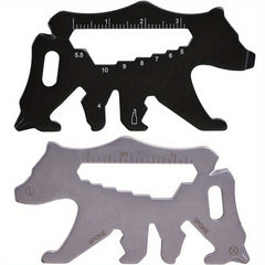 15-in-1 Bear Shaped Metal Pocket Tool Multitool Set for Men