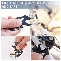 15-in-1 Bear Shaped Metal Pocket Tool Multitool Set for Men