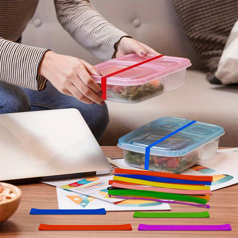 6pcs Large Silicone Rubber Bands for Office and Outdoor Gear