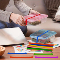 6pcs Large Silicone Rubber Bands for Office and Outdoor Gear