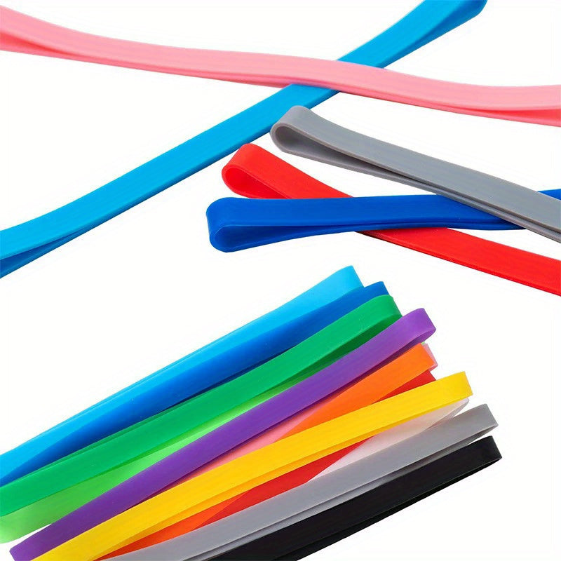 6pcs Large Silicone Rubber Bands for Office and Outdoor Gear