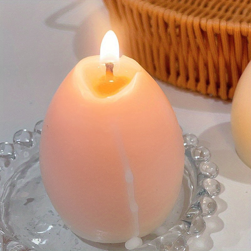 1pc Easter Egg Candle Scented Candle Fresh Light Fragrance Candle