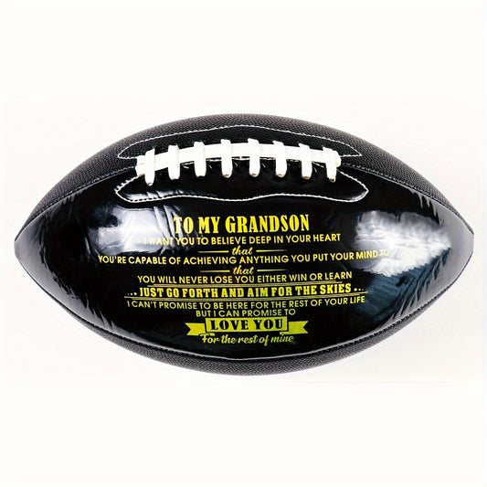 Grandson Printed Football With Pump Outdoor Training