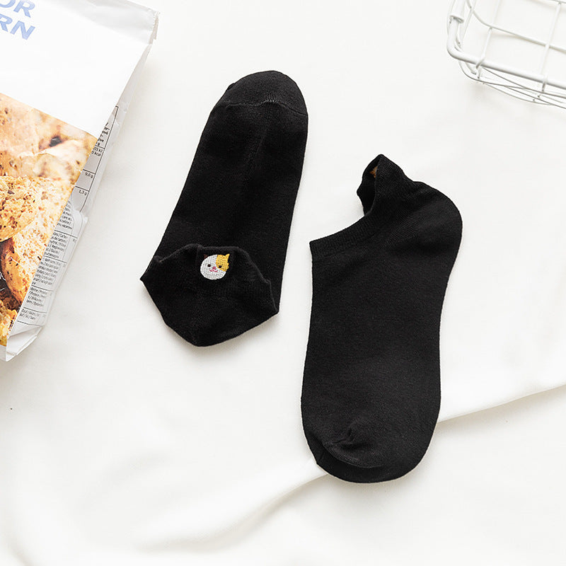 Teenager's Solid No Show Socks for Outdoor Activities