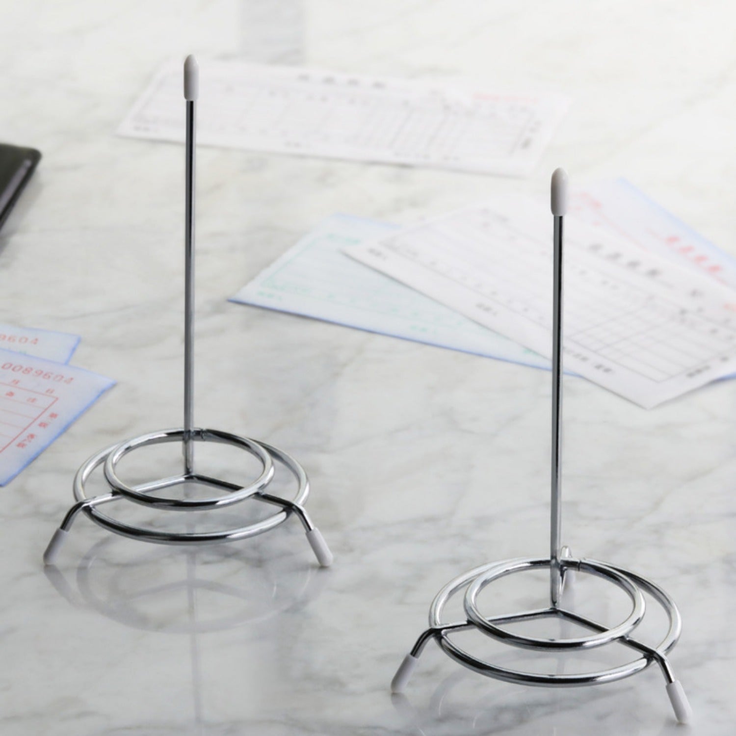 Stainless Steel Check Spindle and Receipt Holder