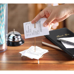Stainless Steel Check Spindle and Receipt Holder