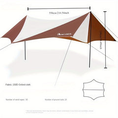 Waterproof Canopy Tent for Camping Beach Sunshade