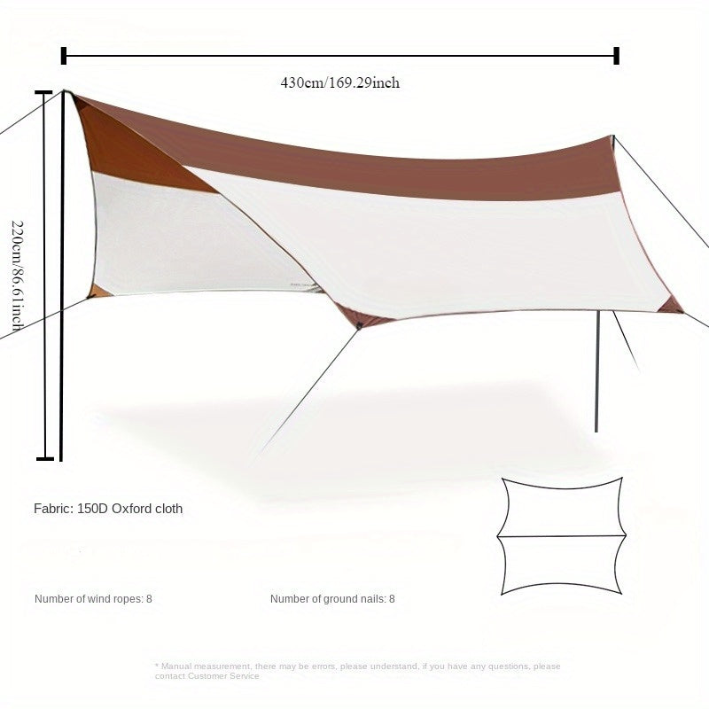 Waterproof Canopy Tent for Camping Beach Sunshade