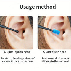 Soft Silicone Ear Pickers Ear Wax Remover Ear Cleaning Scoop