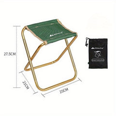 Outdoor Folding Stool Carry Bag Aluminum Alloy Fishing Stool