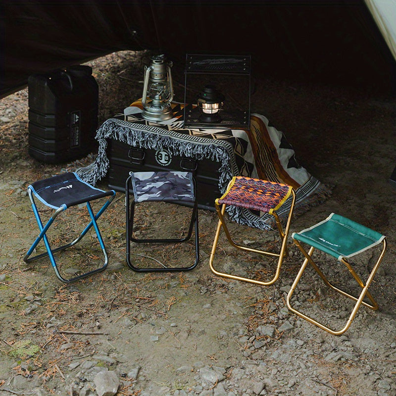 Outdoor Folding Stool Carry Bag Aluminum Alloy Fishing Stool