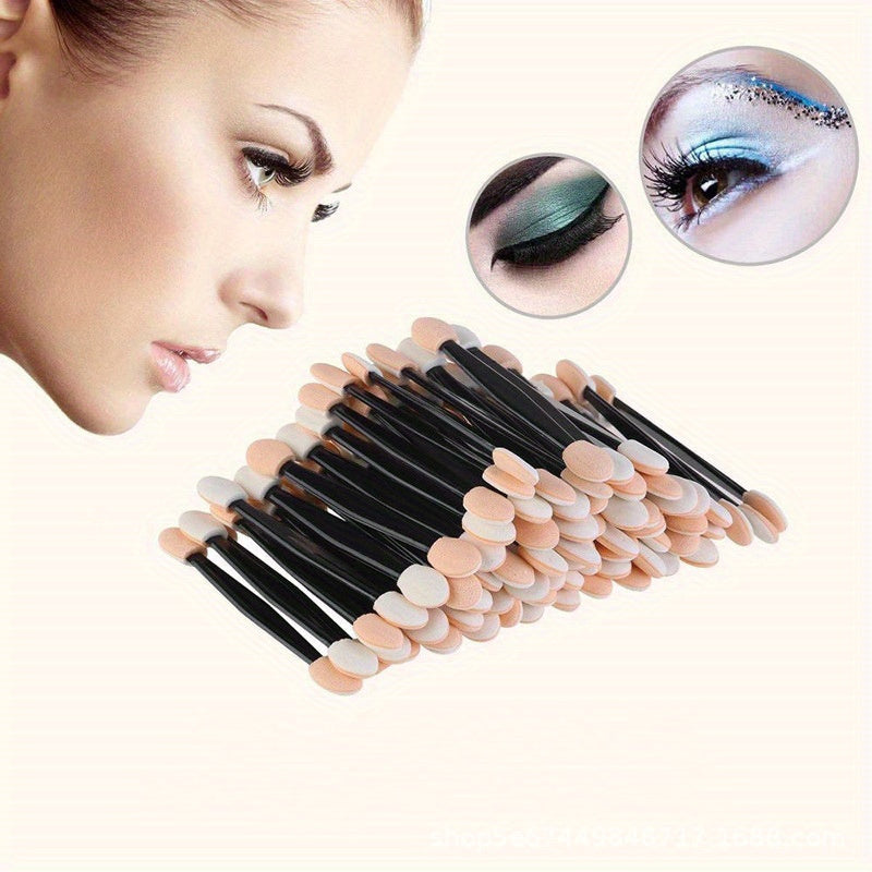 Double Head Sponge Eyeshadow Lip Brush Makeup Tool 10 20pcs