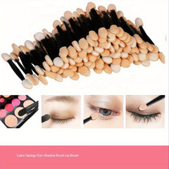 Double Head Sponge Eyeshadow Lip Brush Makeup Tool 10 20pcs