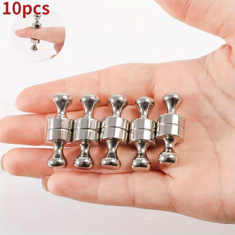 10pcs Neodymium Magnetic Pushpins for Whiteboard Refrigerator