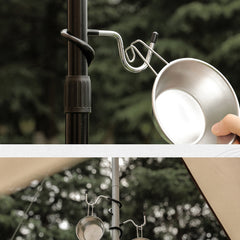 Camping Light Hanging Hook S Shape Stainless Steel Storage Hook