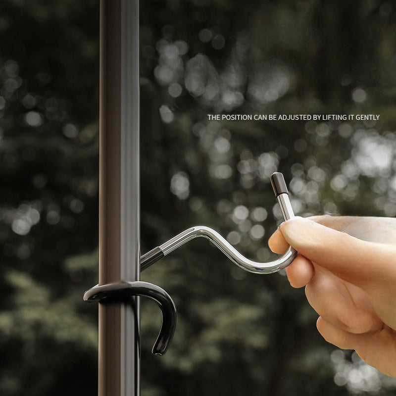 Camping Light Hanging Hook S Shape Stainless Steel Storage Hook
