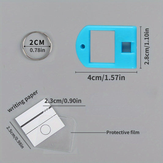 9pcs Hotel Key Tags ID Names Phone Numbers Pet Luggage Tags