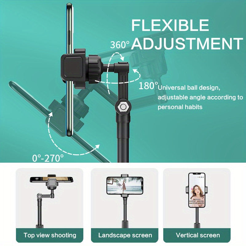 Adjustable Overhead Mobile Phone Stand for Live Videos