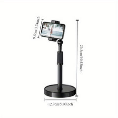 Adjustable Overhead Mobile Phone Stand for Live Videos