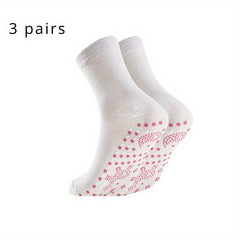 3 Pairs Tourmaline Magnetic Socks Men Warm Therapy Socks
