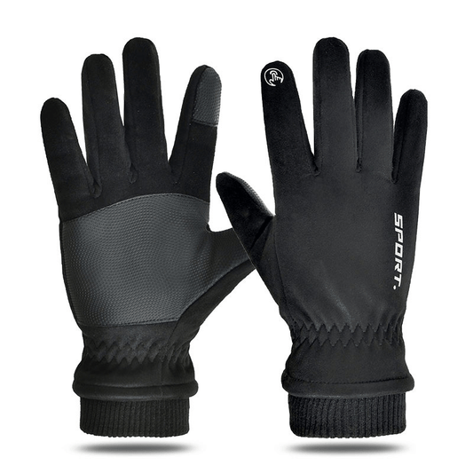 Retro Windproof Touchscreen Gloves for Outdoor Sports and Cycling