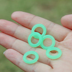 Luminous Tent Nail Silicone Safety Mark Ring for Camping Stakes